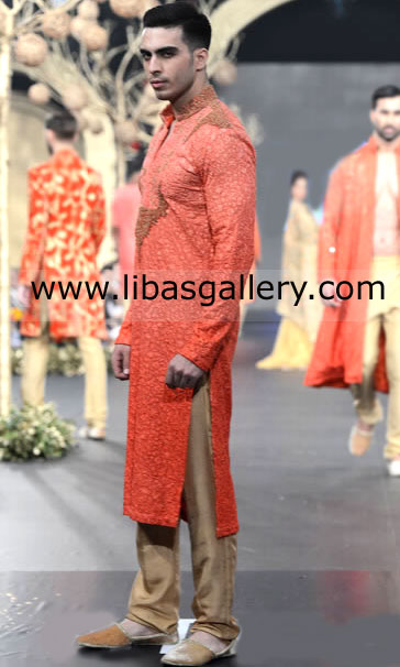 HSY Embroidered Mens Sherwani Collection 2014, HSY Designer Pakistani Sherwani Collection 2014, HSY Mens Sherwani Shops in London, Manchester, Birmingham, Slough, Southall, Wembley UK