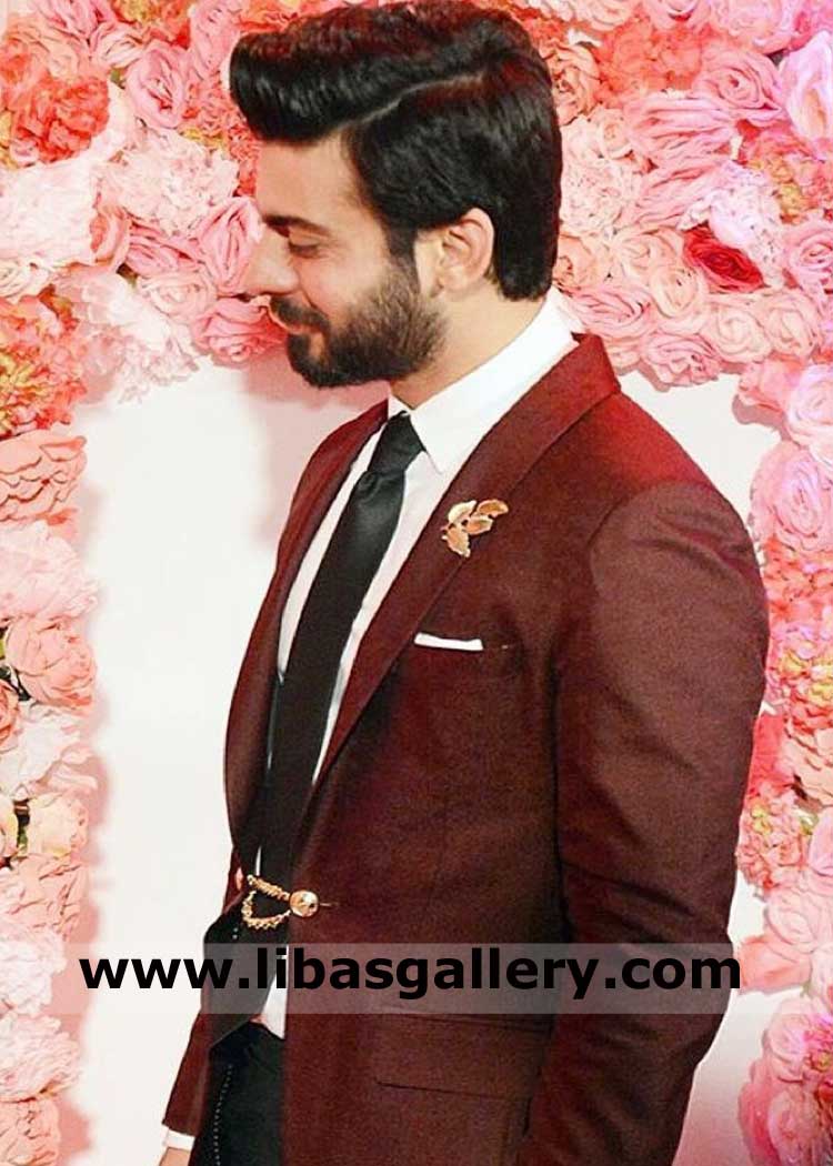 Maroon Blazer for men with Black Pants