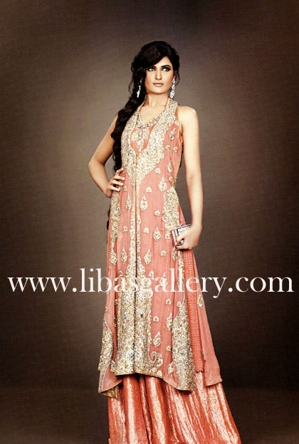 latest pakistani bridal dresses,pakistani designer sharara online UK USA Canada bridal wear