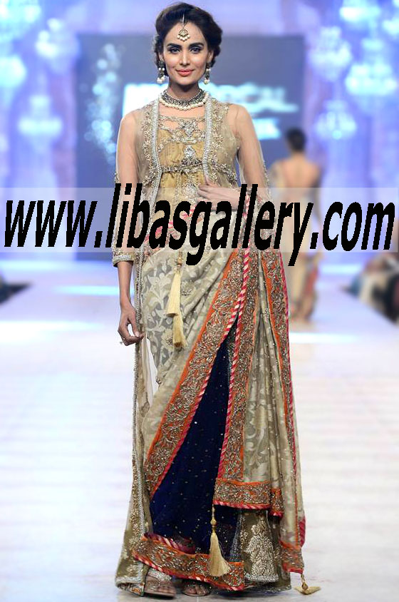 Nickie Nina Bridal Lehenga, Sharara, Gharara, Men`s Sherwani from PFDC L`Oreal Paris Bridal Week Shopping