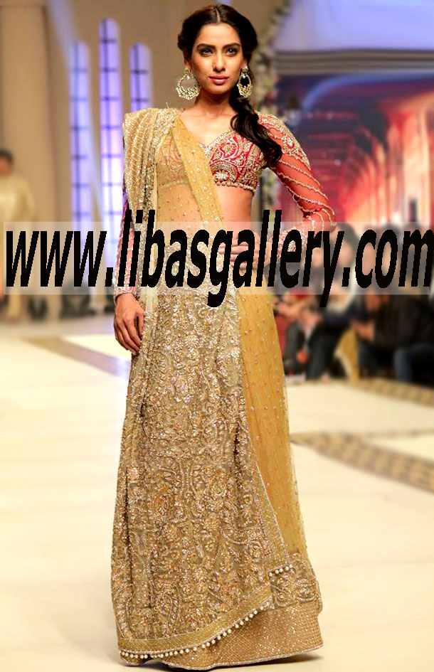 Enchanting Wedding Dresses 2015 Bridal Lehenga Choli Collection.