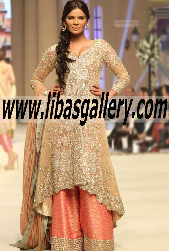 Designer Anarkali Fashion Occasion Dress for Engagement 