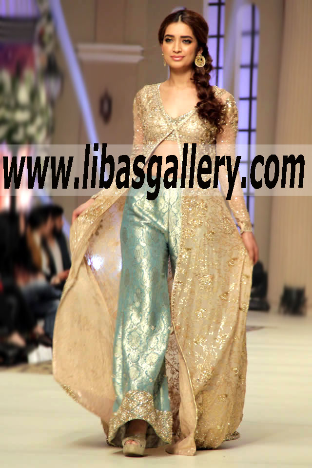 Luxurious Essense of Pakistani Wedding Gown 2015 Collection