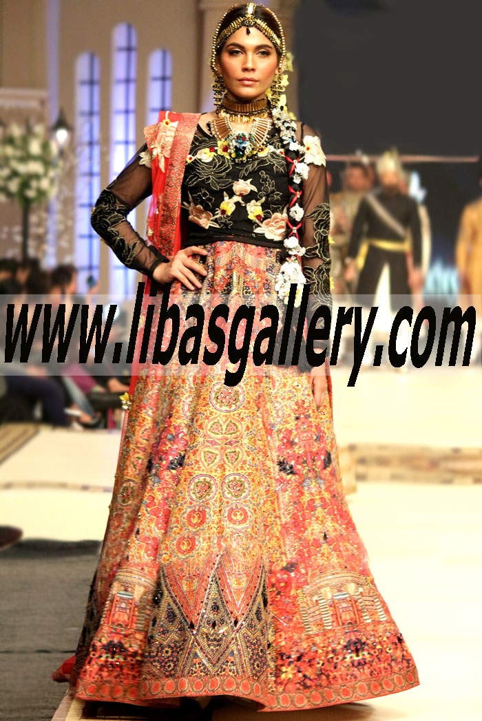 Designer Evening Wear with Heavy Embellishments Lehenga
