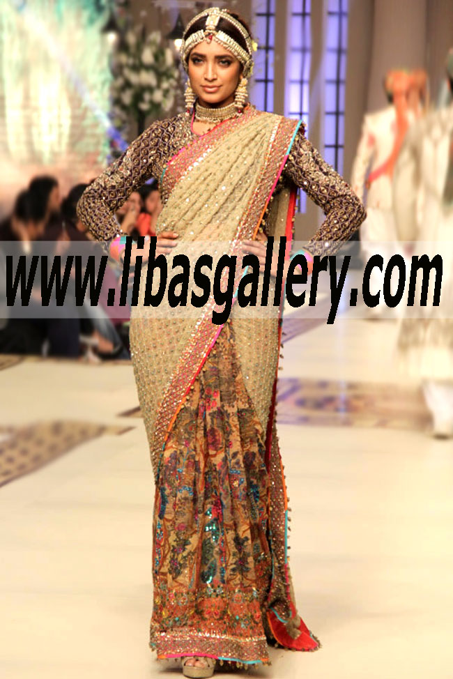 COMPETENT DESIGNER SAREE for all Social and Special Occasions