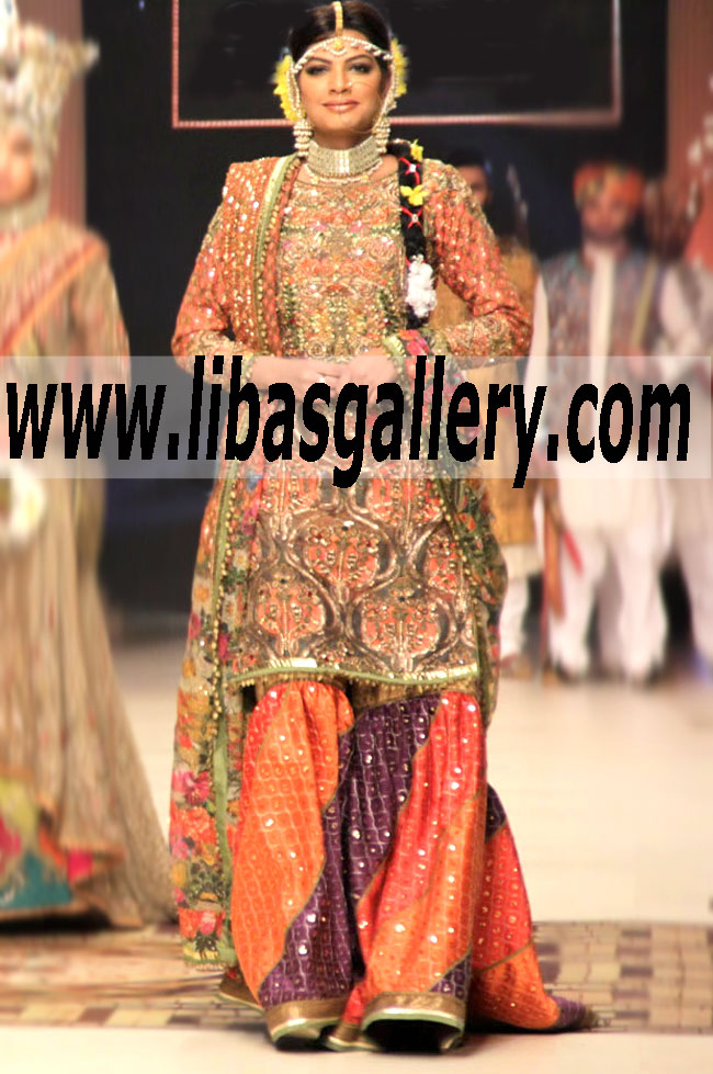 VIGOROUS Gharara for Wedding and Special Occasions