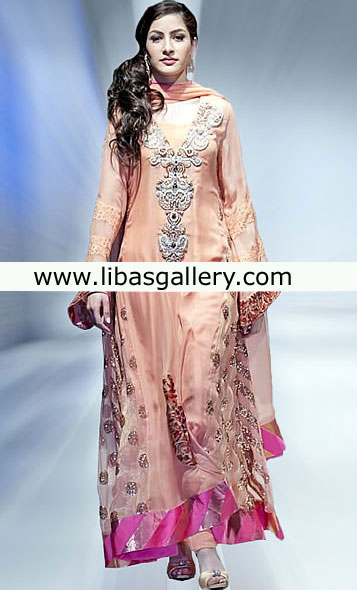 Heavy Embellished Pakistani Indian Bridal Couture Dresses Chicago USA, Asian Bridal Dresses New York