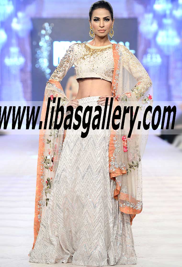 Splendid Bridal Sharara for Reception and Valima