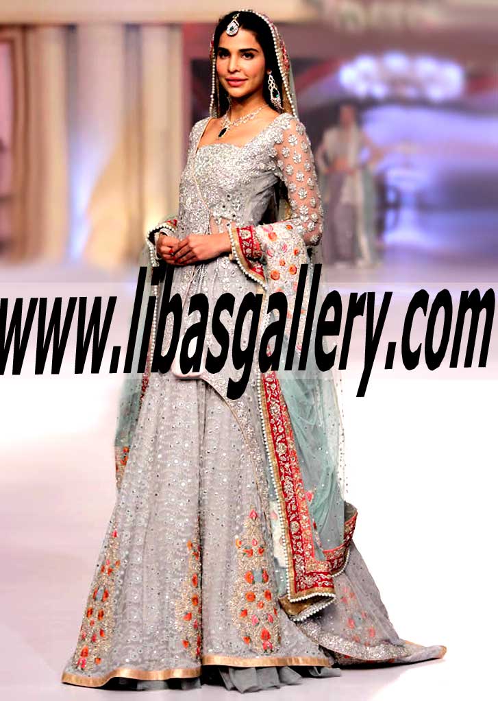 Appealing Bridal lehenga will give you very divine and angelic look on your special day