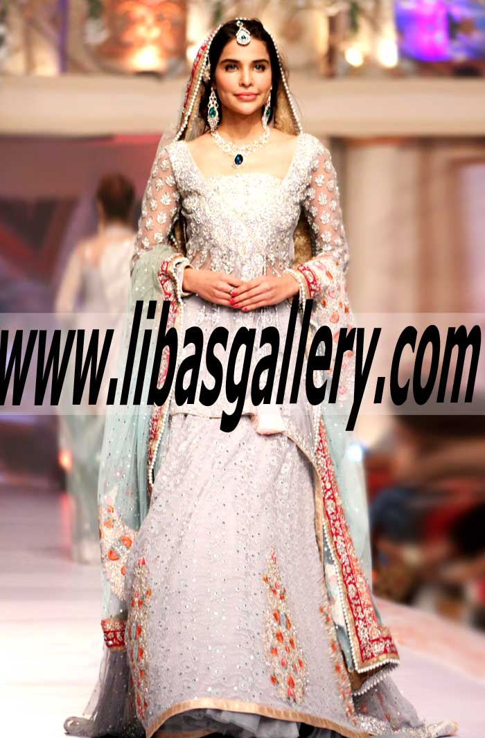 Appealing Bridal lehenga will give you very divine and angelic look on your special day