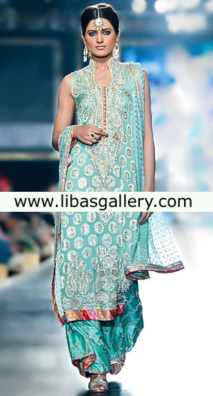 Nomi Ansari Designer Pakistan Bridal Wear Formal Wear Shalwar Kameez Bridal Couture Week 2012, 2013 PFDC Sunsilk Fashion Week Karachi 2012 ,2013