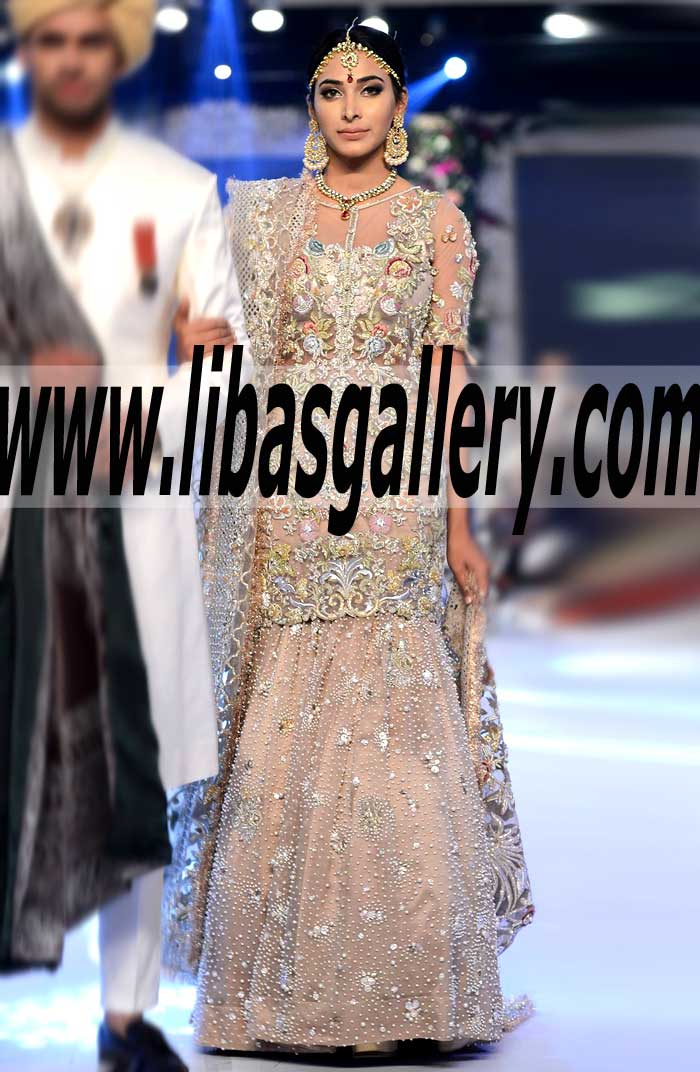 Supremely Stylish Bridal Dress for Wedding and Special Occasion Event