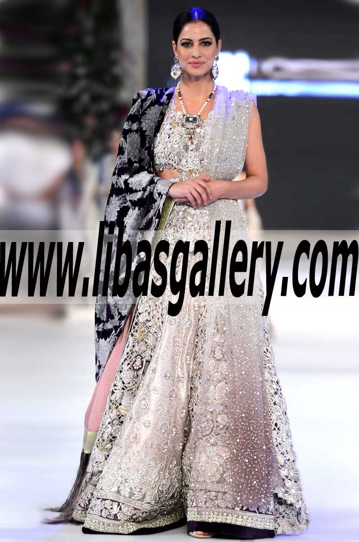 Amazing Bridal Lehenga Dress for Reception and Walima Events