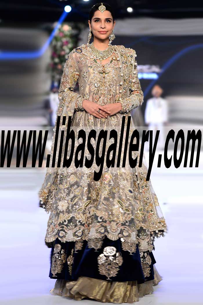 Elan-Hot-Off-The-PFDC-Runway-Bridal-Week-Trends You`ll Be Seeing Everywhere | Outstanding Wedding Dresses For Bride | Shop Online at libasgallery.com