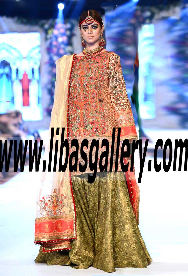 Striking Wedding Sharara Dress for Wedding and Special Occasions