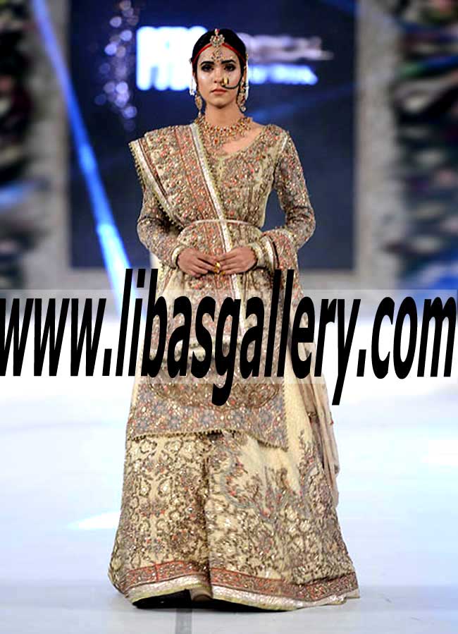 Majestic Designer Bridal Lehenga Dress for Wedding gives you a Mind Blowing and Heart Catching Looks