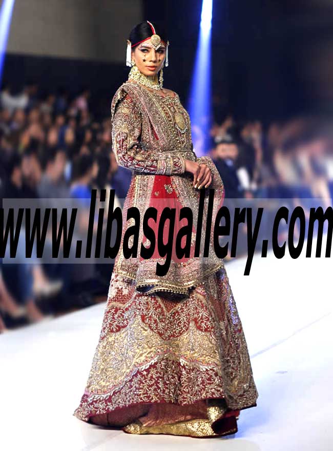 Spectacular Bridal Lehenga Dress is Rich and Sensible for its Dazzling looks