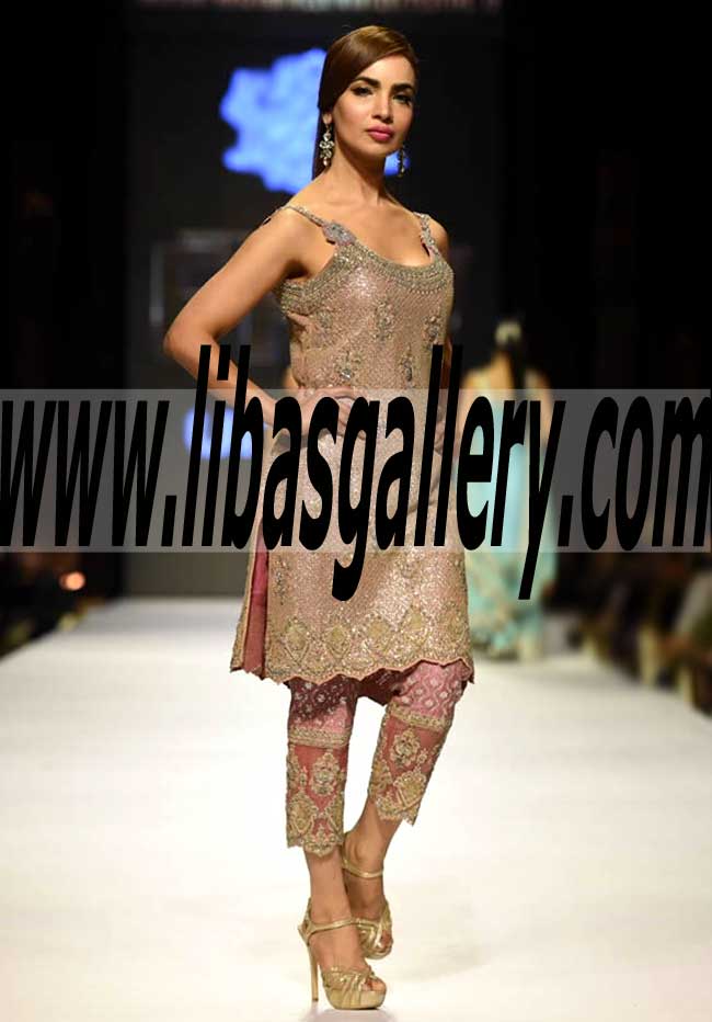 Trendy Pakistani Party Wear Suits For Evening Wedding Parties