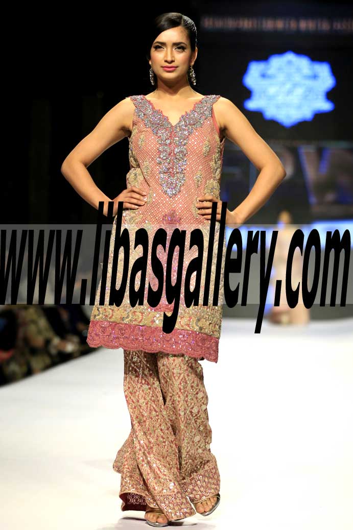 Dazzling Pakistani Designer PARTY Dress for Wedding Functions