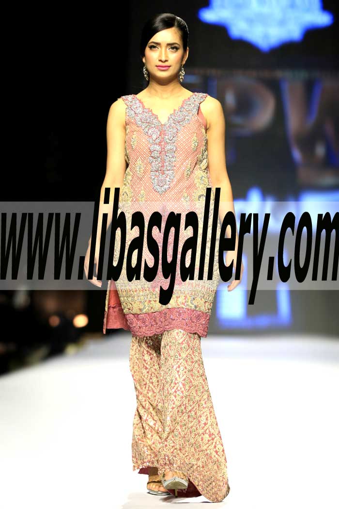 Dazzling Pakistani Designer PARTY Dress for Wedding Functions