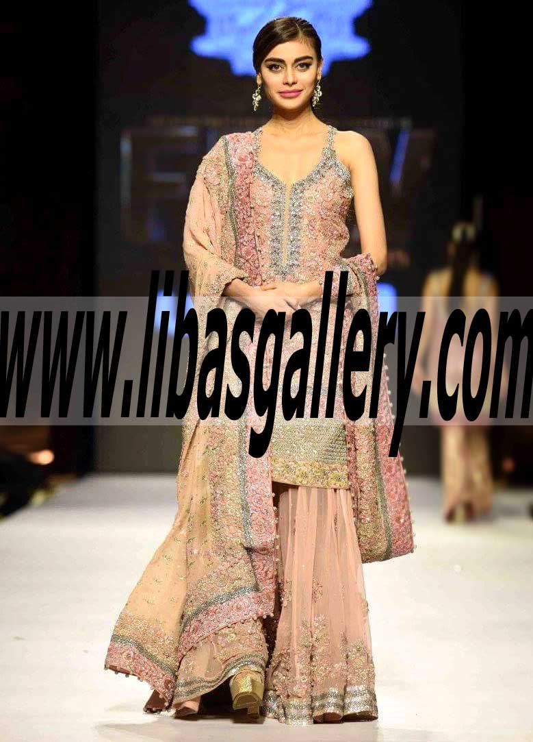 Gorgeous Pakistani Designer Bridal Dress for Wedding and Special Occasions