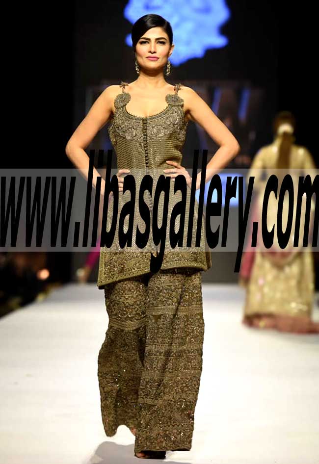 Gorgeous Pakistani Wedding Designer Suit for Special and Formal Events