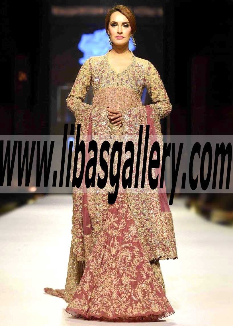 Gorgeous Pakistani Bridal Dress for Wedding and Formal Events