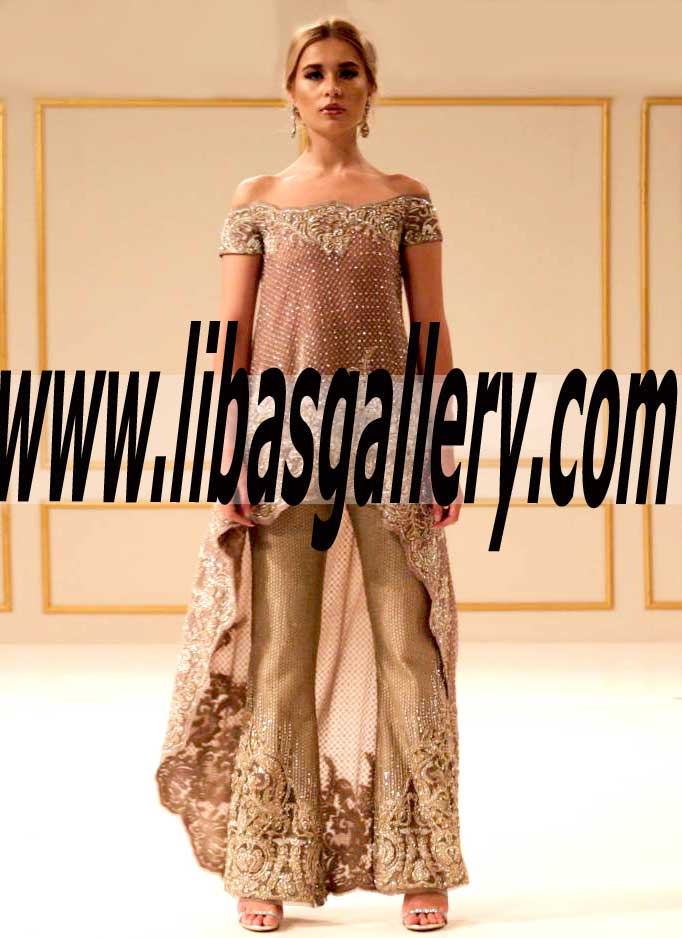 Striking Occasion Wear with Heavy and Exquisite Embellishments