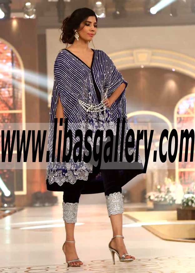 Evoking Kaftan Evening Dress for Party and Wedding Occasions