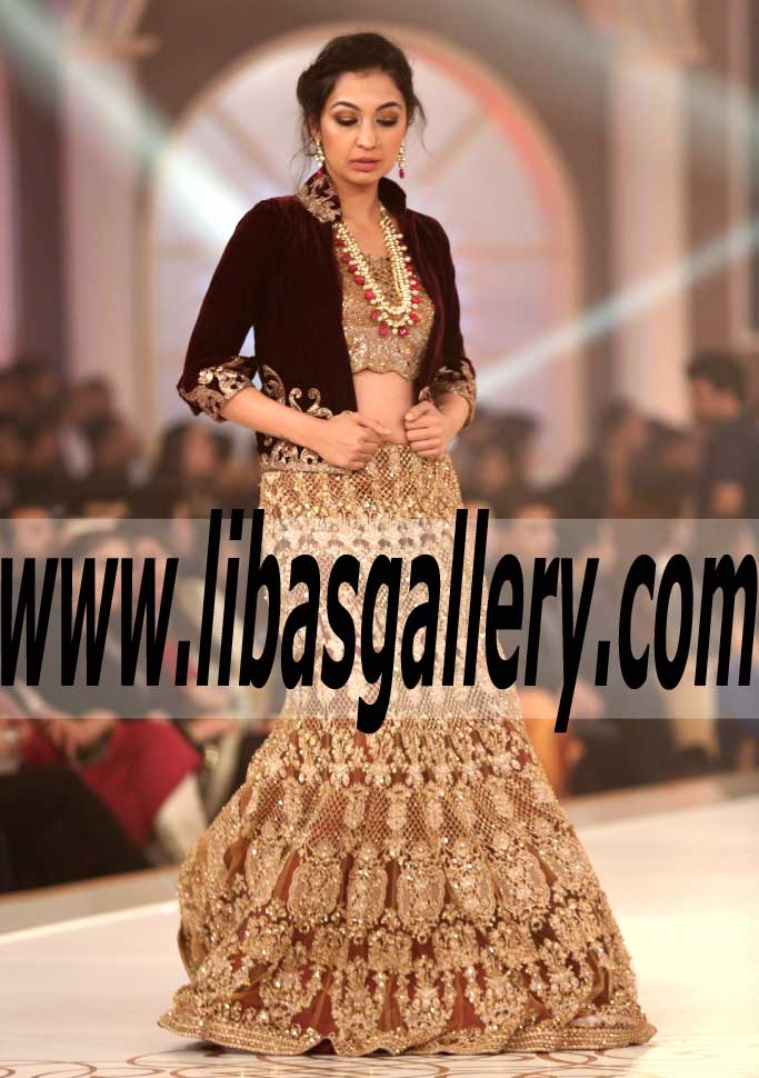 Dazzling and Lovely Embellished Designer Lehenga Dress for Special and Wedding Events