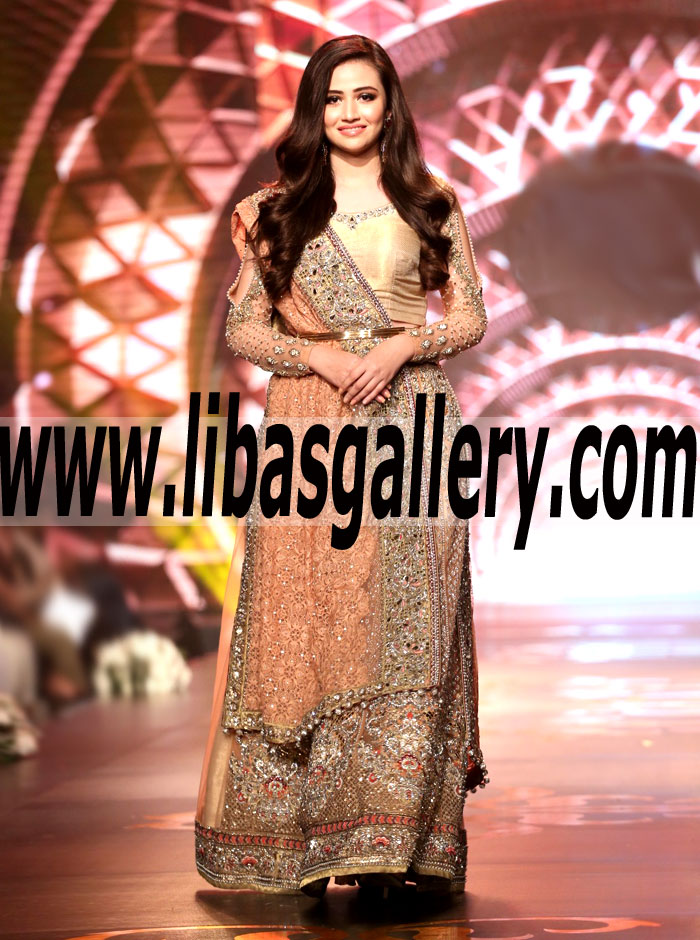 Romantic Fairytale Beautiful Bridal Lehenga with Awesome embellishments for Wedding and Special Occasions