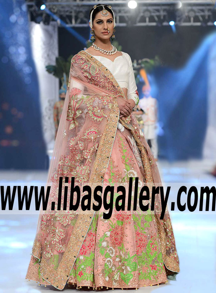 Wedding Lehenga with Stunning Embroidery and Embellishments for Traditional Modern Bride