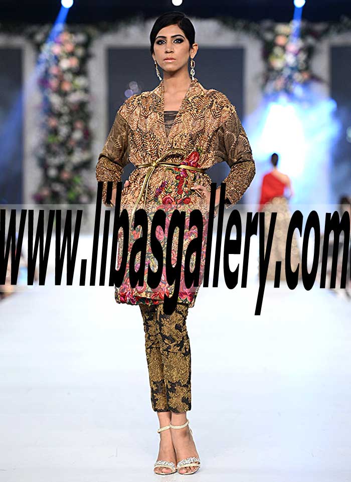Fantastic Designer Special Occasion Wear Floral Embroidery and Embellishments for all Formal Social Events