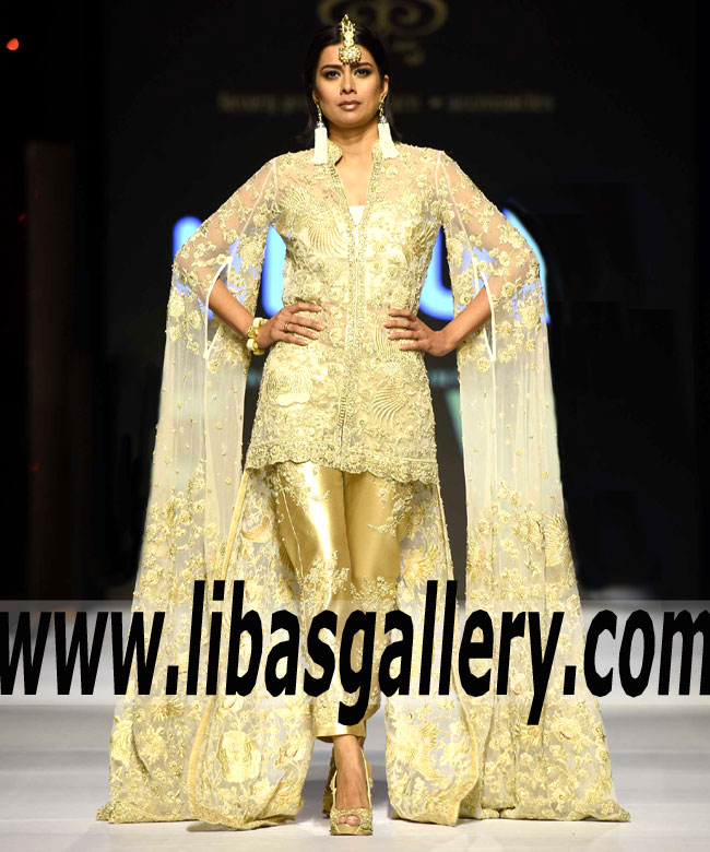 Luxurious Pakistani Designer Dress for Formal and Special Occasions