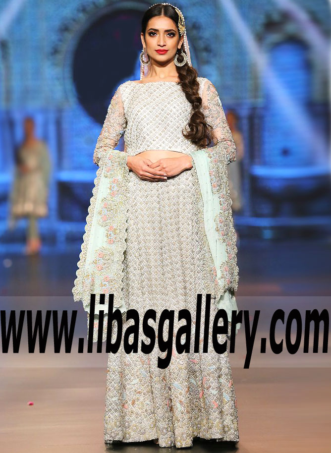 Magnificent Meeran Jani Bridal Lehnga Dress
