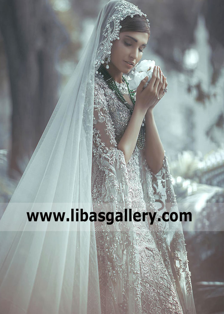 Ravishing Asian Designer Bridal Mermaid Lehenga Dress for Wedding Reception