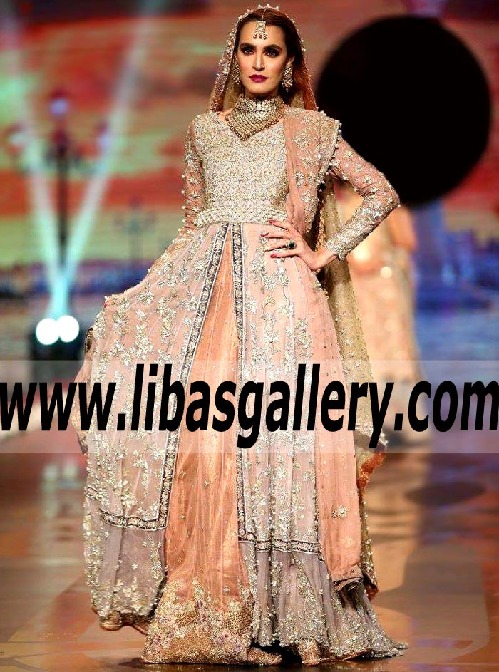 Graceful Thistle Chromolaena Wedding Gown