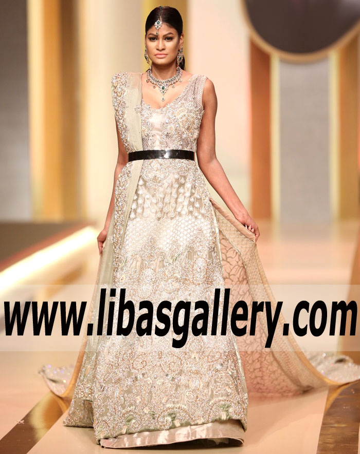 Wonderful Blond Gaillardia Bridal Gown