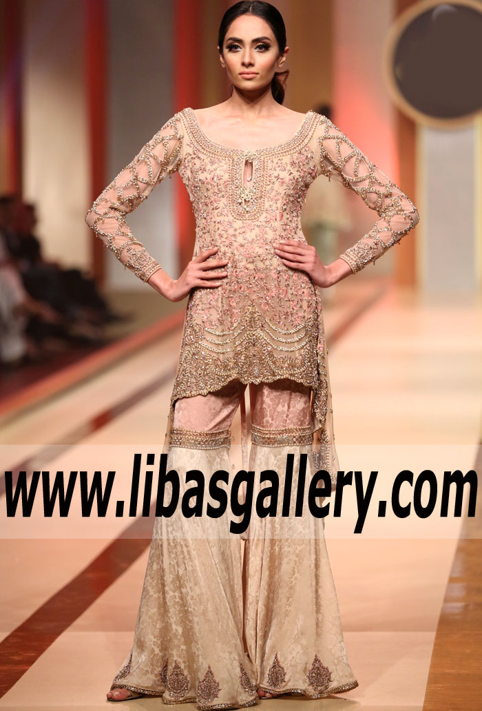 Ahmed Sultan Bridal Collection 2017 2018 Largest Online Store For Wedding wedding lehenga Designer Sharara Gharara Party Wear pakistani bridal wear in UK USA Canada Australia