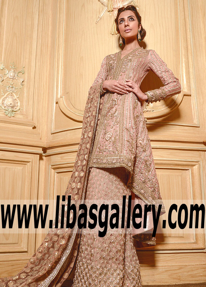 Alluring Chestnut Viceroy Anarkali