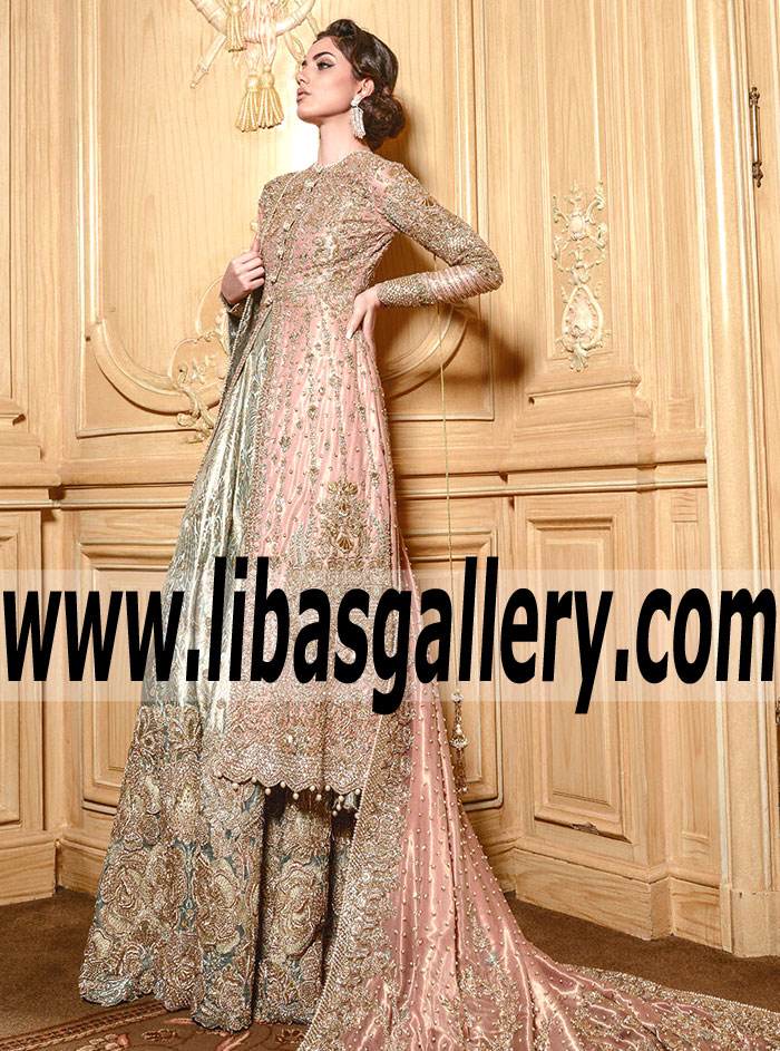 FARAZ MANAN Bridal Dresses UK USA Canada Bridal Wear 2017 Pakistan Lehenga, Gharara, Sharara UK USA Canada