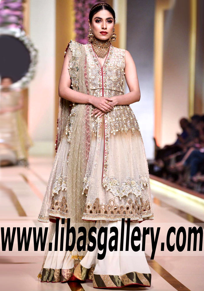 Luxurious Moccasin Eustoma Anarkali Suit