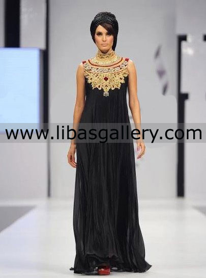 Black Anwen Anarkali