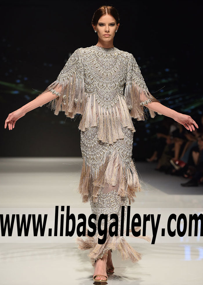 Beautiful Luxurious Mirage Fringe Tassel Dress