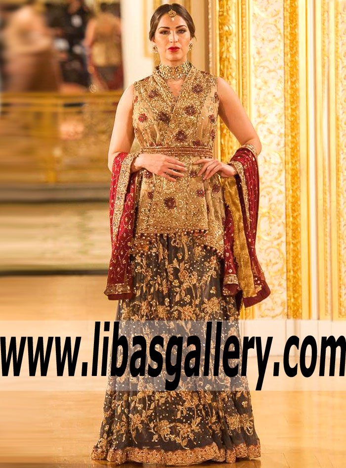 Umsha by Uzma Babar Couture Bridal - Pakistani Traditional Bridal Dresses Bolingbrook Illinois USA