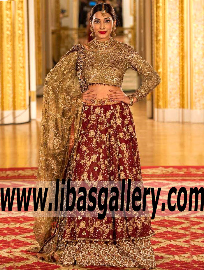 Umsha by Uzma Babar for PFW11 Bridal Dresses - Bridal Dresses 2017 - Pakistan Bridal Fashion Week london | Cowley Roar Oxford UK