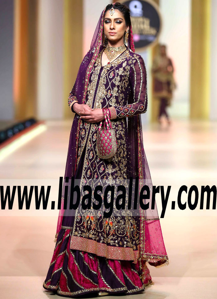 Gorgeous Dark Plum Zantedeschia Bridal Dress