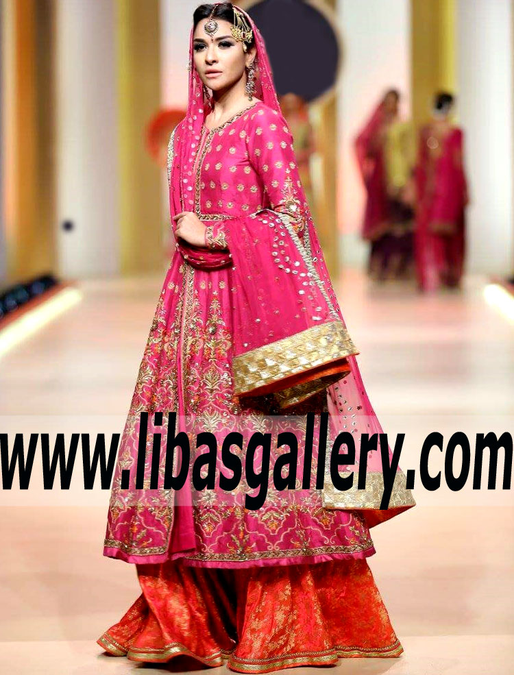 Stunning Ruby Hyacinth Bridal Anarkali