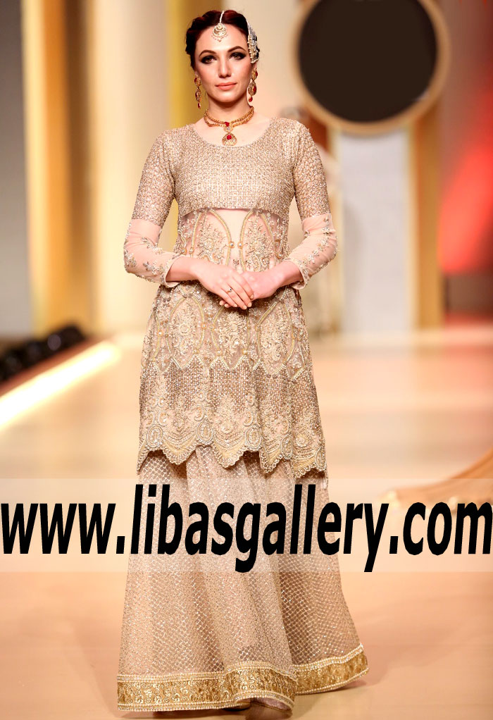 Fabulous Look Fawn Aster Wedding Dress