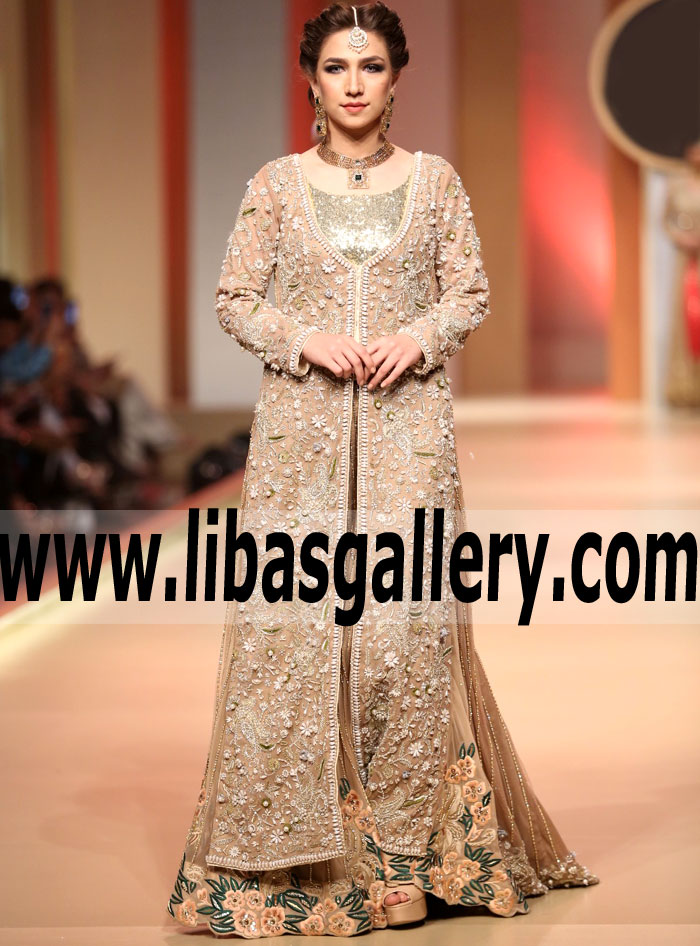 Splendorous Camel Dianthus Wedding Dress